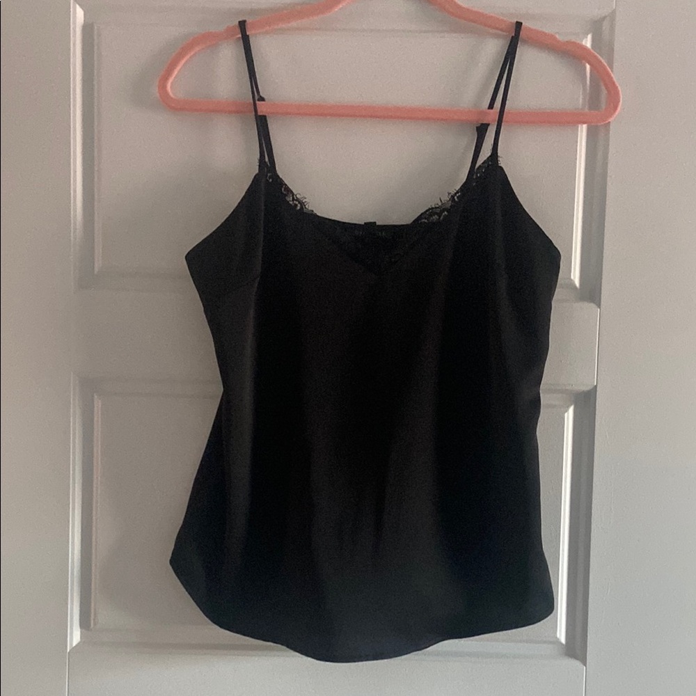 Dynamite Black Fitted Camisole with Spaghetti Straps